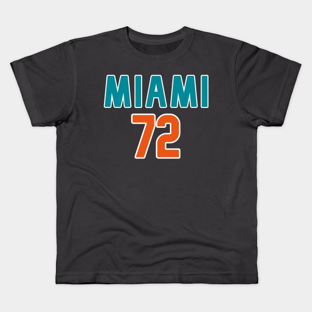 Miami Dolphins Kids T-Shirt by Pretty Good Shirts